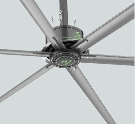 Малошумный потолочный вентилятор CCC HVLS аттестовал