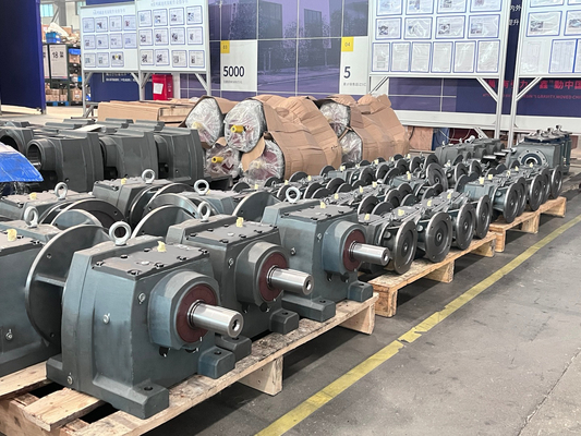 Редуктора Gearmotor коробки передач серии r нагрузка спирального высокая и высокий вращающий момент